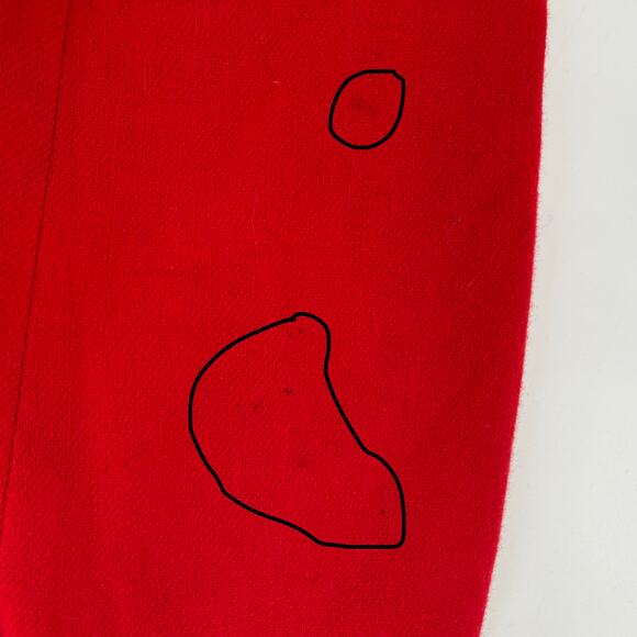 Savannah Blazer Jacket Women Sz‎ 10 VTG/Small Modern Red Wool Preppy Academia - Picture 4 of 13